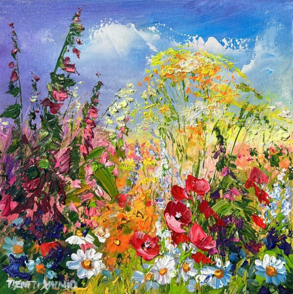 “Petals of Luminescence” - a painting by Pentti Vainio