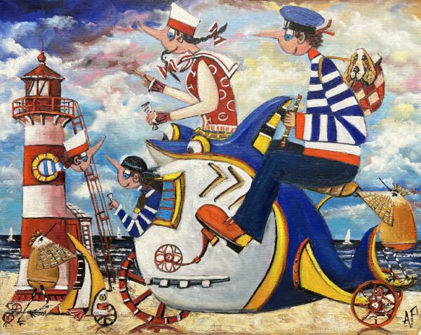 STOP. Document control - a painting by Artur Płachta