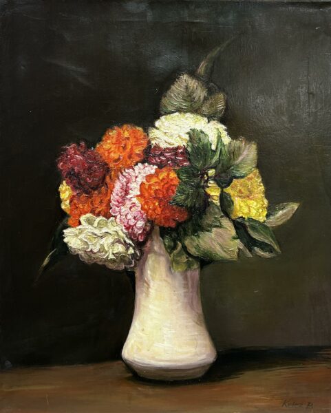 “Siren of Autumn Light” - a painting by Beata Zelek