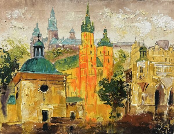 “Echoes of Timeless Whispers” - a painting by Tadeusz Wojtkowski