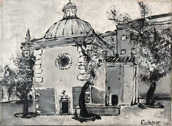 “Echoes of Light’s Embrace” - a painting by European school (XX)