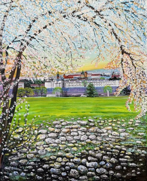 “Elysian Reverie” - a painting by European school (XX)