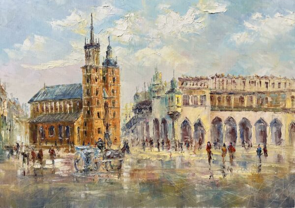 “Echos of Time and Light” - a painting by Adam Nowakowski