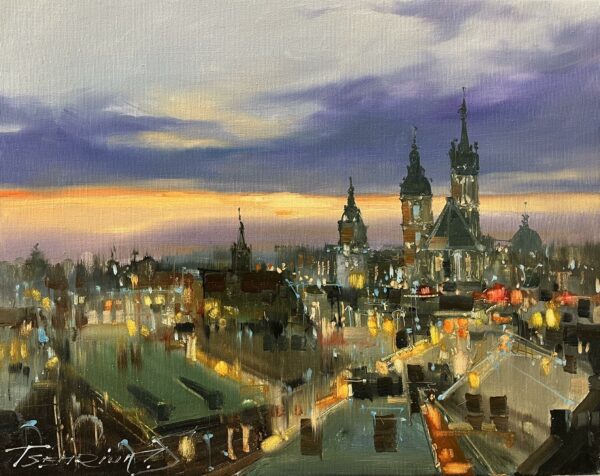 “Twilight’s Silent Serenade” - a painting by Sergiy Tsemrouk