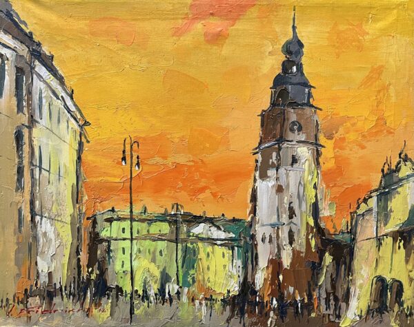 Amber Reverie - a painting by Viktor Fridrikh