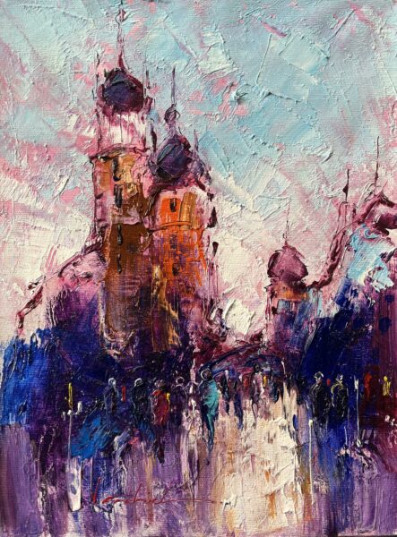“Dreamscapes of Enchanted Towers” - a painting by Viktor Fridrikh