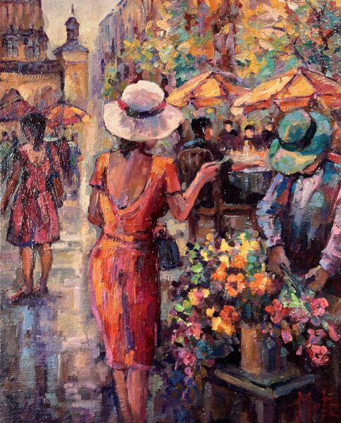 “Sunlit Serenade” - a painting by Leszek Metz