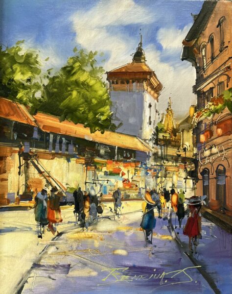 Sunlit Reverie - a painting by Sergiy Tsemrouk