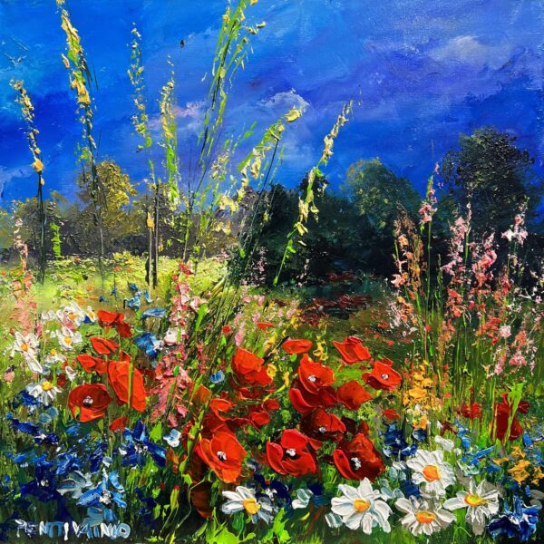 “Ecstasy in Bloom” - a painting by Pentti Vainio