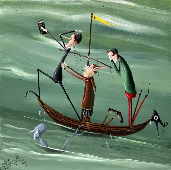 Diuine - a painting by Jarosław Kiełczyński