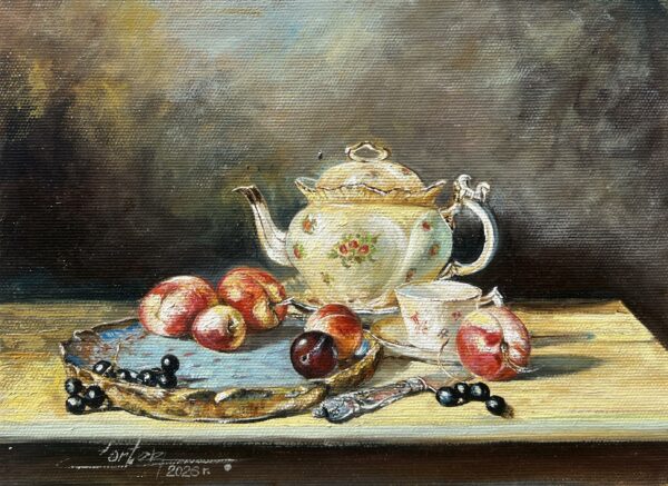 Dzbanek i filiżanka - a painting by Zbigniew Cortez Zając