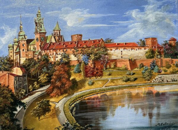 Wawel - a painting by Magdalena Żołnierek