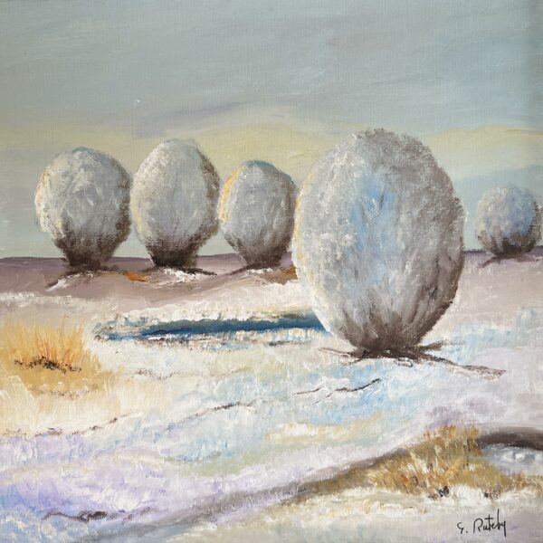“Serenade of Silent Guardians” - a painting by European school (XX)