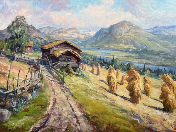 Eternal Melody of the Fields - a painting by European school (XX)