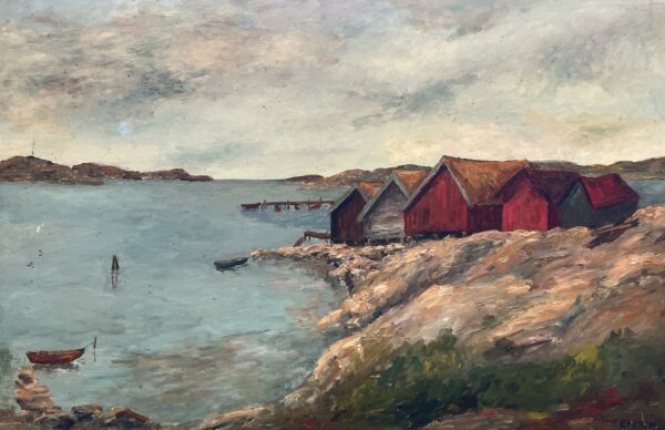 “Echoes of Serene Harmonies” - a painting by European school (XX)