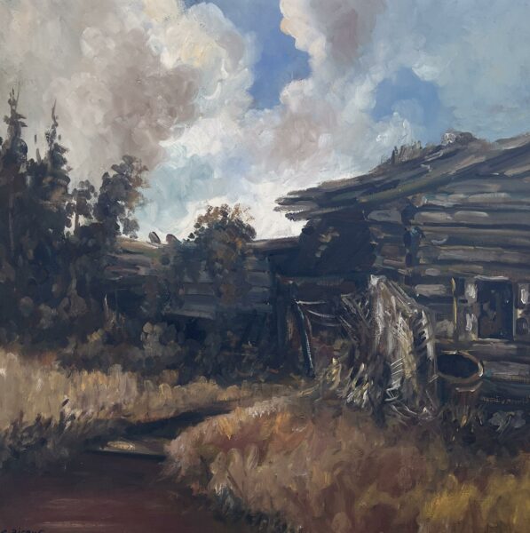 “Echoes of Timeless Light” - a painting by European school (XX)