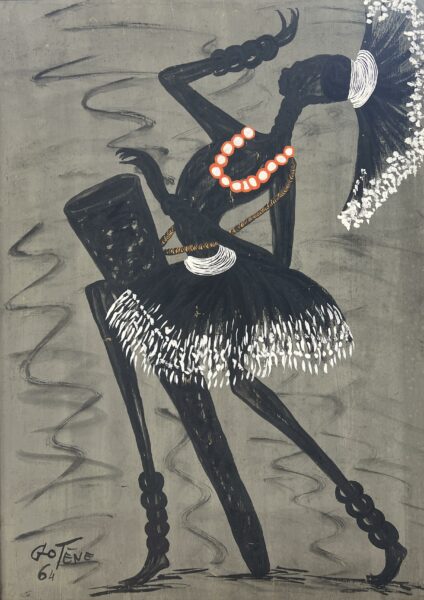 “Echoes of the Ancestral Dance” - a painting by European school (XX)