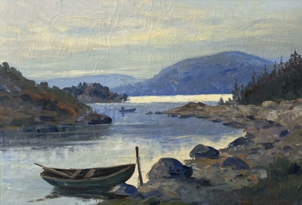Echoes of Quiet Horizons - a painting by European school (XX)