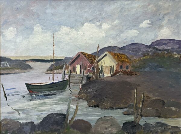 Ethereal Cove Reverie - a painting by European school (XX)