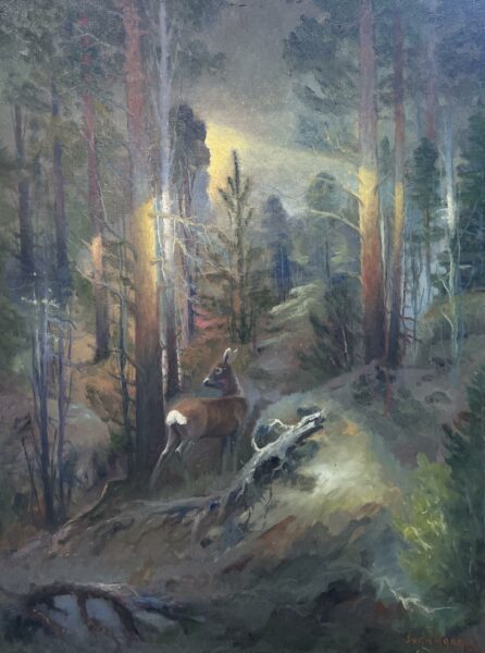 “Serenade of Dusk” - a painting by European school (XX)