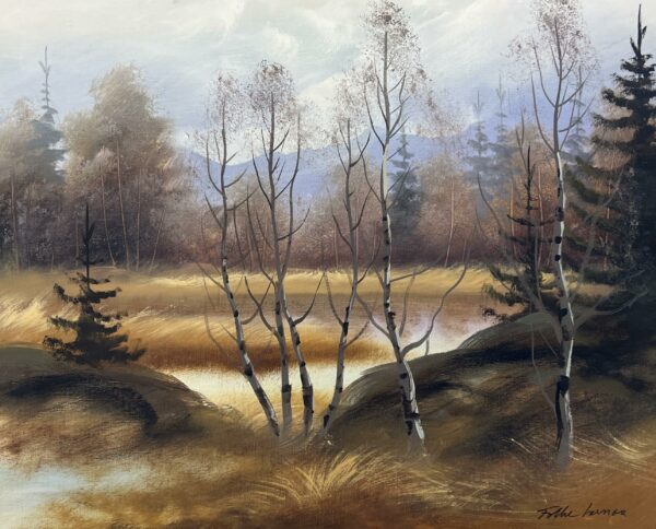 “Twilight’s Gentle Murmur” - a painting by European school (XX)