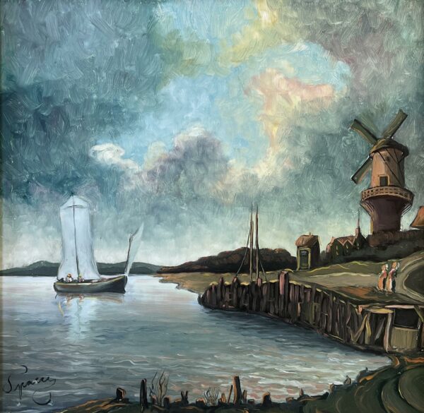 “Serenade of the Silent Wind” - a painting by European school (XX)