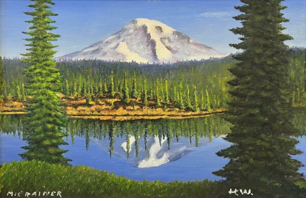 “Echoes of Tranquil Majesty” - a painting by European school (XX)