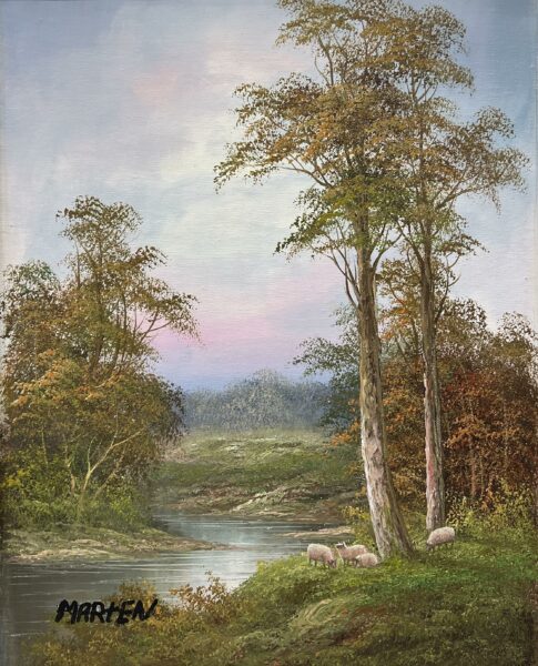 “Ethereal Serenade” - a painting by European school (XX)