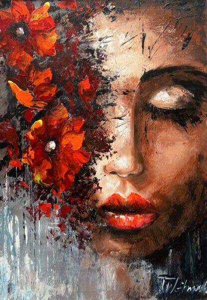 “Silent Blaze of Being” - a painting by Tadeusz Wojtkowski