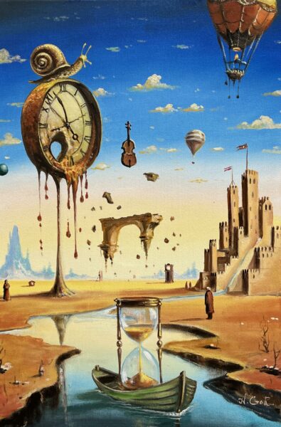 Time flows slowly - a painting by Nikolay Gorovoy