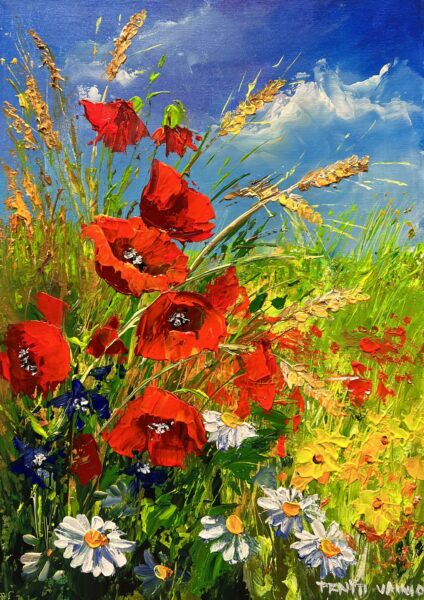 “Symphony of Meadows” - a painting by Pentti Vainio
