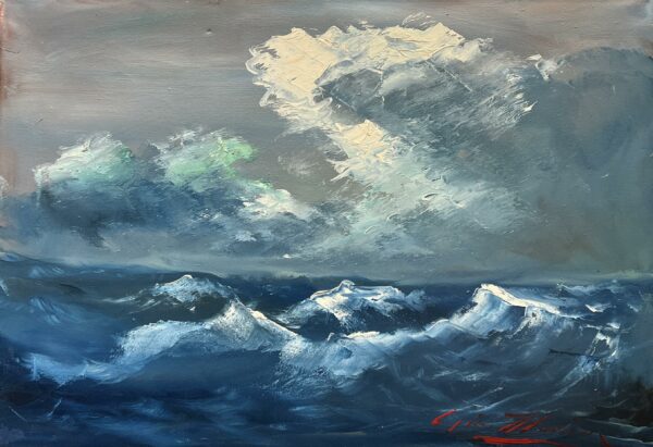 “Embrace of the Tempest” - a painting by European school (XX)