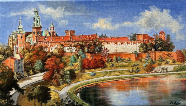 “Ember Elegance” - a painting by Magdalena Żołnierek
