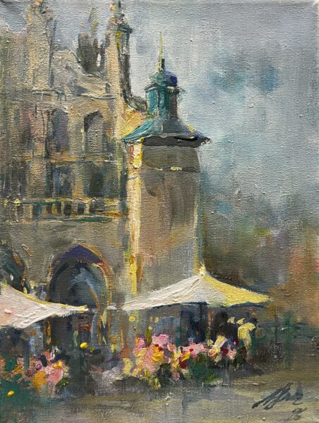 Kraków - a painting by Maciej Szwec