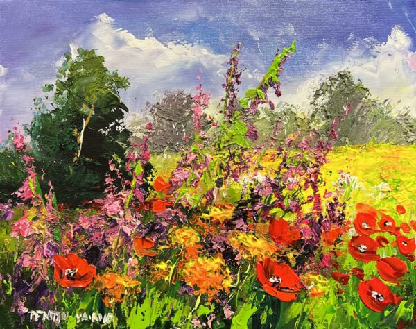 “Rhapsody in Bloom” - a painting by Pentti Vainio