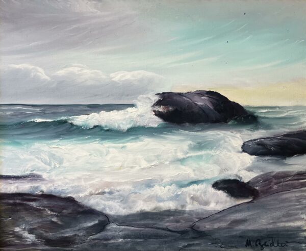 “Tempest’s Lullaby” - a painting by European school (XX)