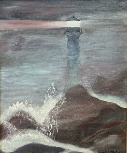 “Luminous Solitude” - a painting by European school (XX)