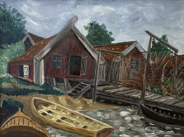 “Tempest Serenade” - a painting by European school (XX)