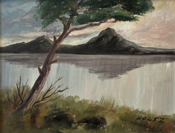 “Veil of Serenity” - a painting by European school (XX)