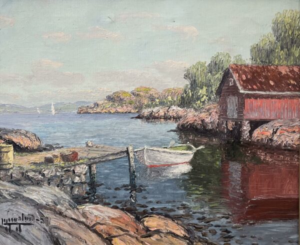 “Serenade of Still Waters” - a painting by European school (XX)