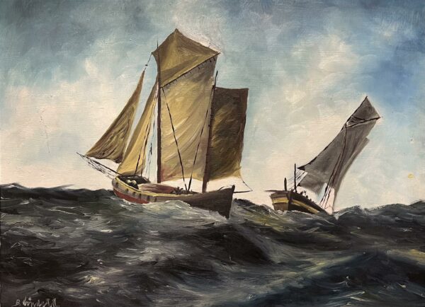 Elysium’s Tempest Dance - a painting by European school (XX)