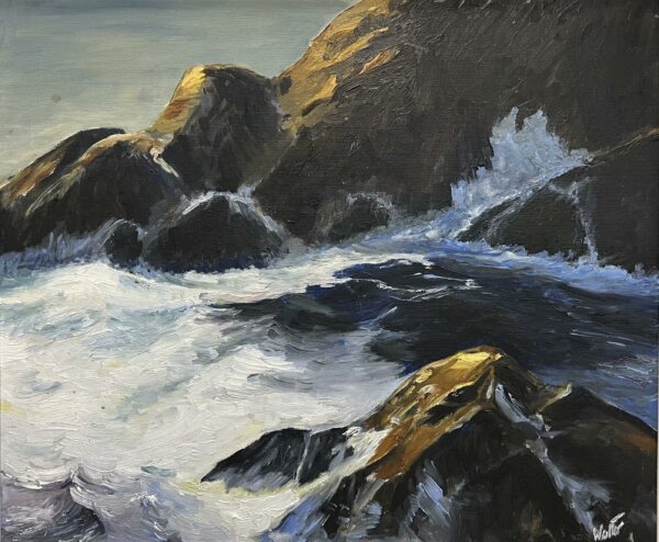 “Eloquent Tempest” - a painting by European school (XX)