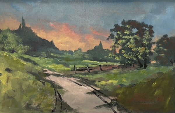 “Embers of a Dream” - a painting by European school (XX)