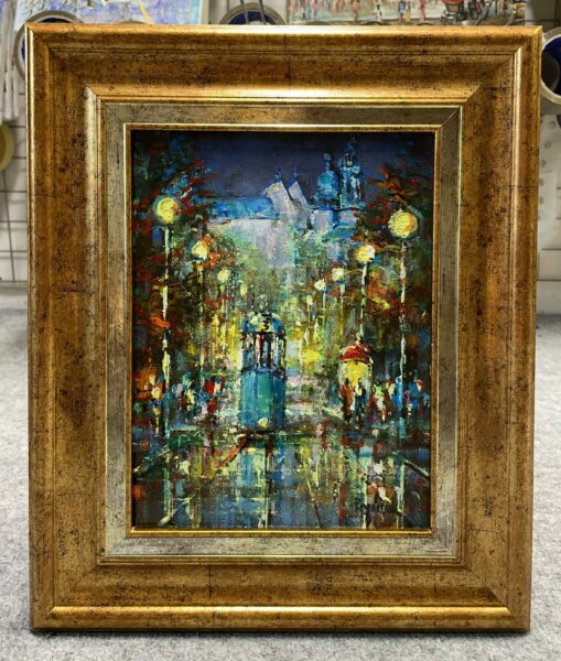 “Echoes of Radiant Twilight” - a painting by Danuta Frydrych
