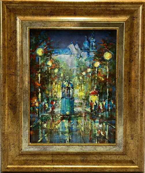 “Echoes of Radiant Twilight” - a painting by Danuta Frydrych