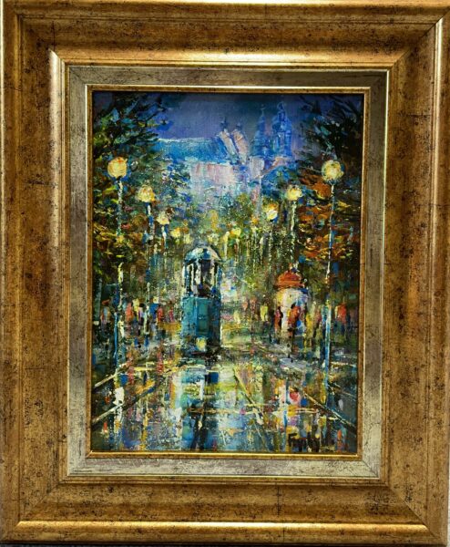 “Dreams in the Evening Haze” - a painting by Danuta Frydrych