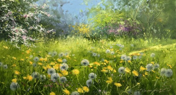 Dandelion Soliloquy - a painting by Sergiy Tsemrouk