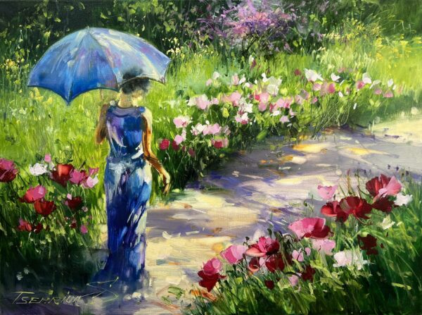 Cerulean Passage - a painting by Sergiy Tsemrouk