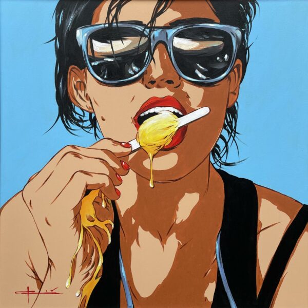 Candied Gaze - a painting by Marian Jesień