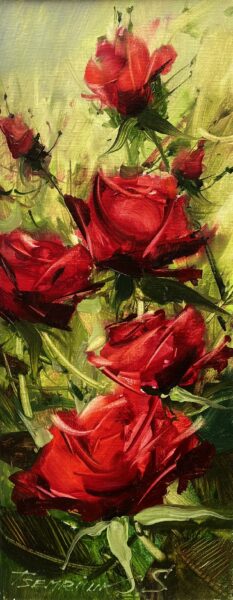 Crimson Rhapsody - a painting by Sergiy Tsemrouk